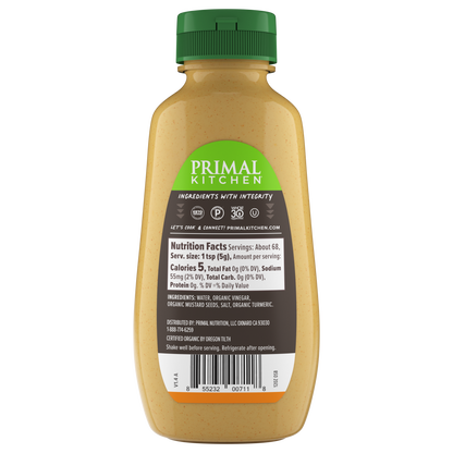 Spicy Brown Mustard| Organic Mustard | Primal Kitchen Spicy Brown Mustard| Organic Mustard | Primal Kitchen