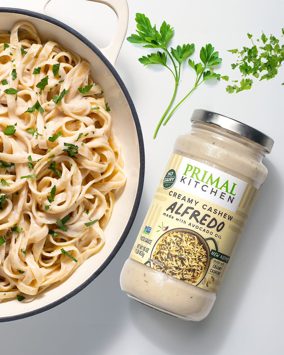 Creamy Cashew Alfredo Sauce