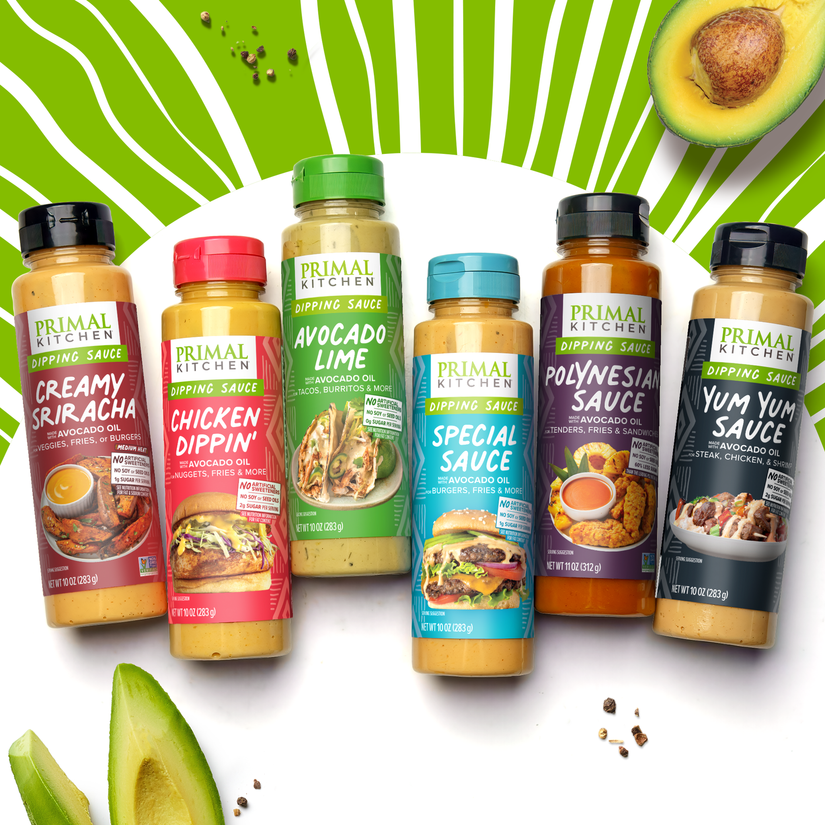 Dipping Sauce Sampler | Primal Kitchen Dipping Sauces