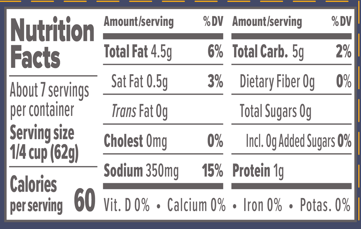 Nutrition Facts