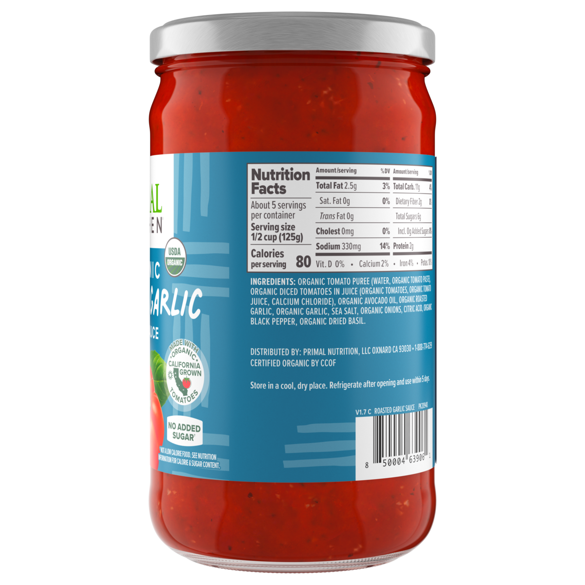 Roasted Garlic Marinara Sauce