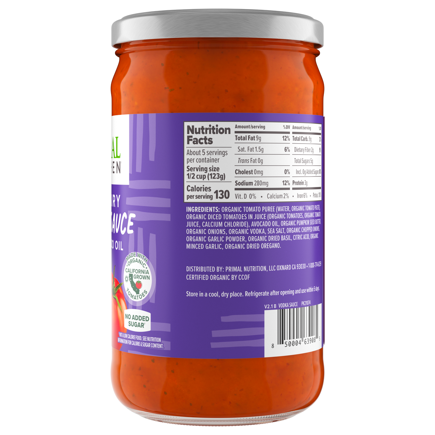 No Dairy Vodka Sauce