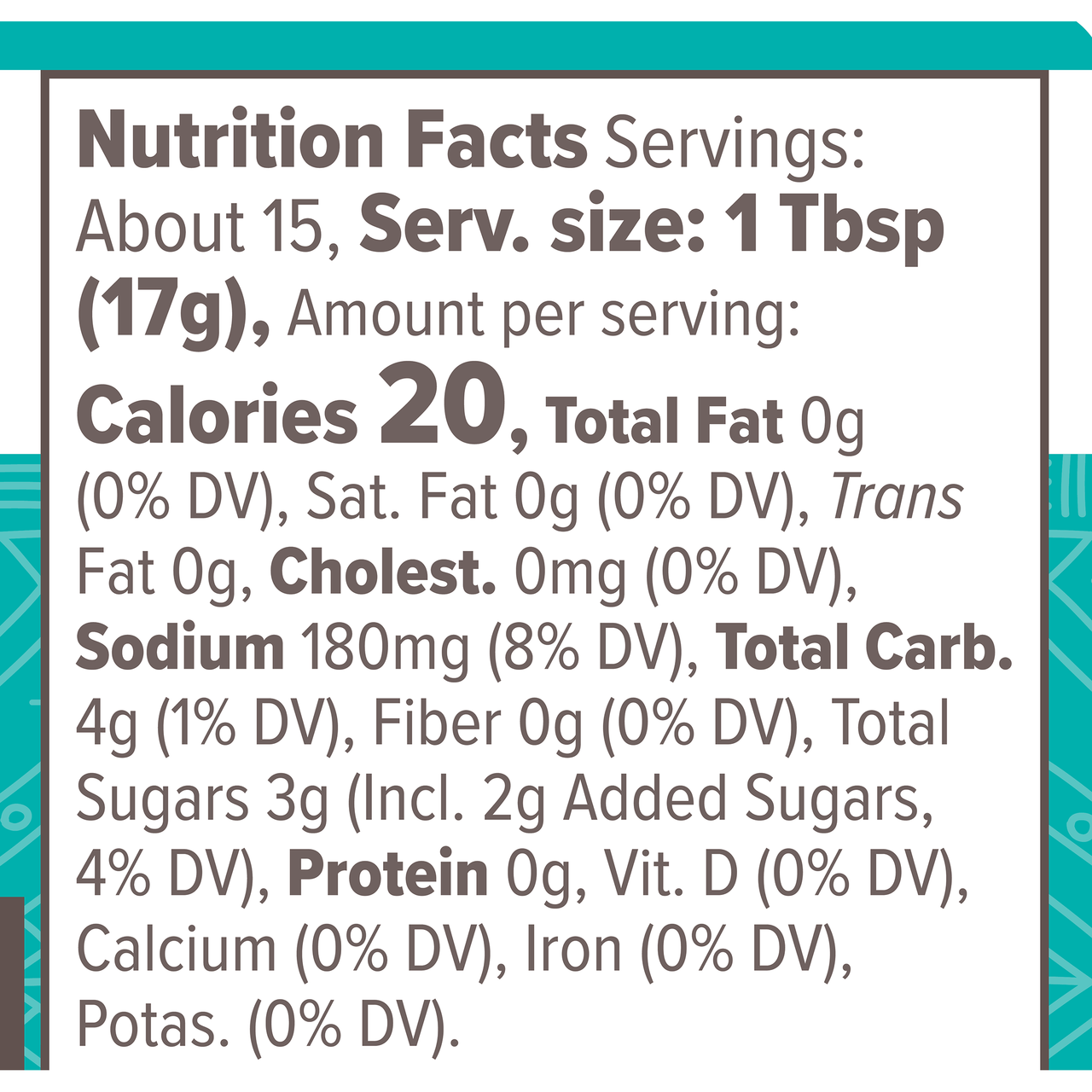 Nutrition Facts
