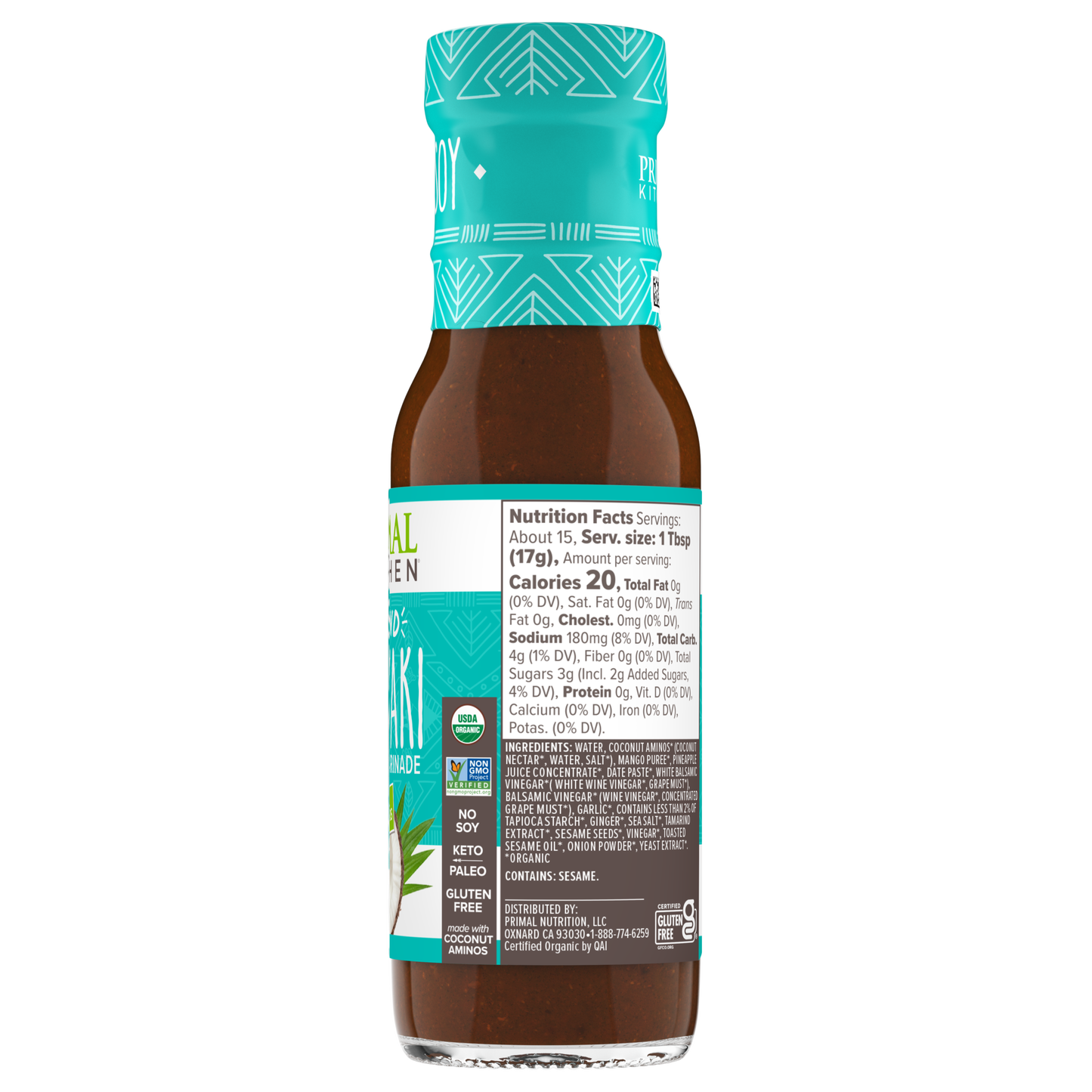 No-Soy Island Teriyaki Sauce & Marinade