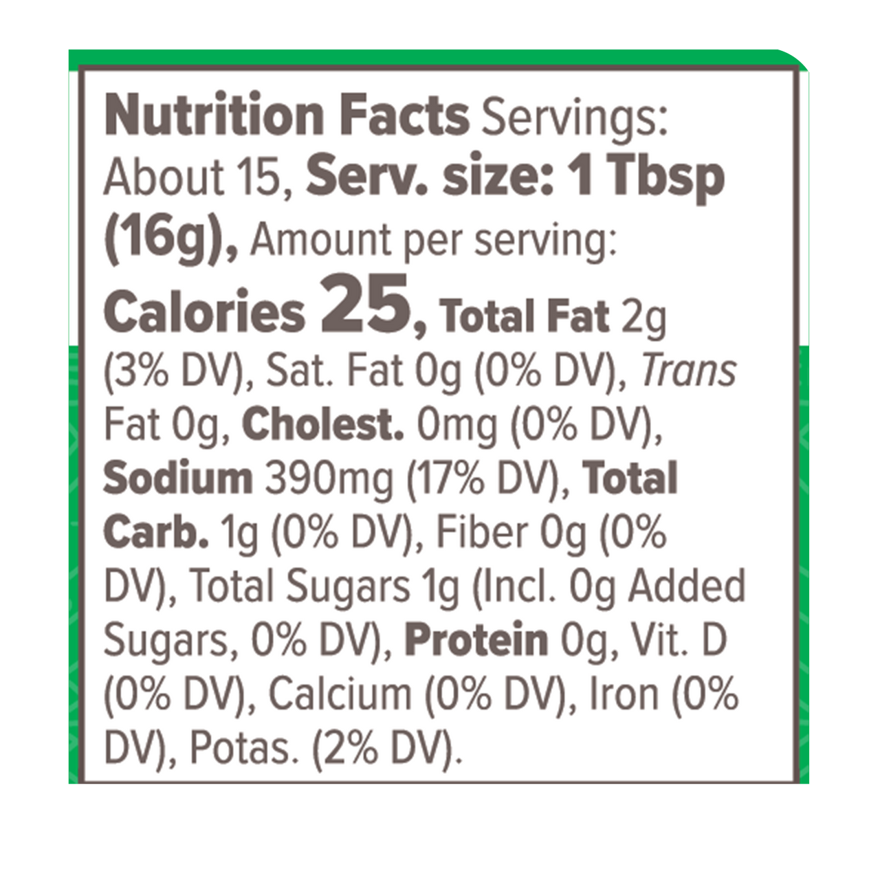 Nutrition Facts