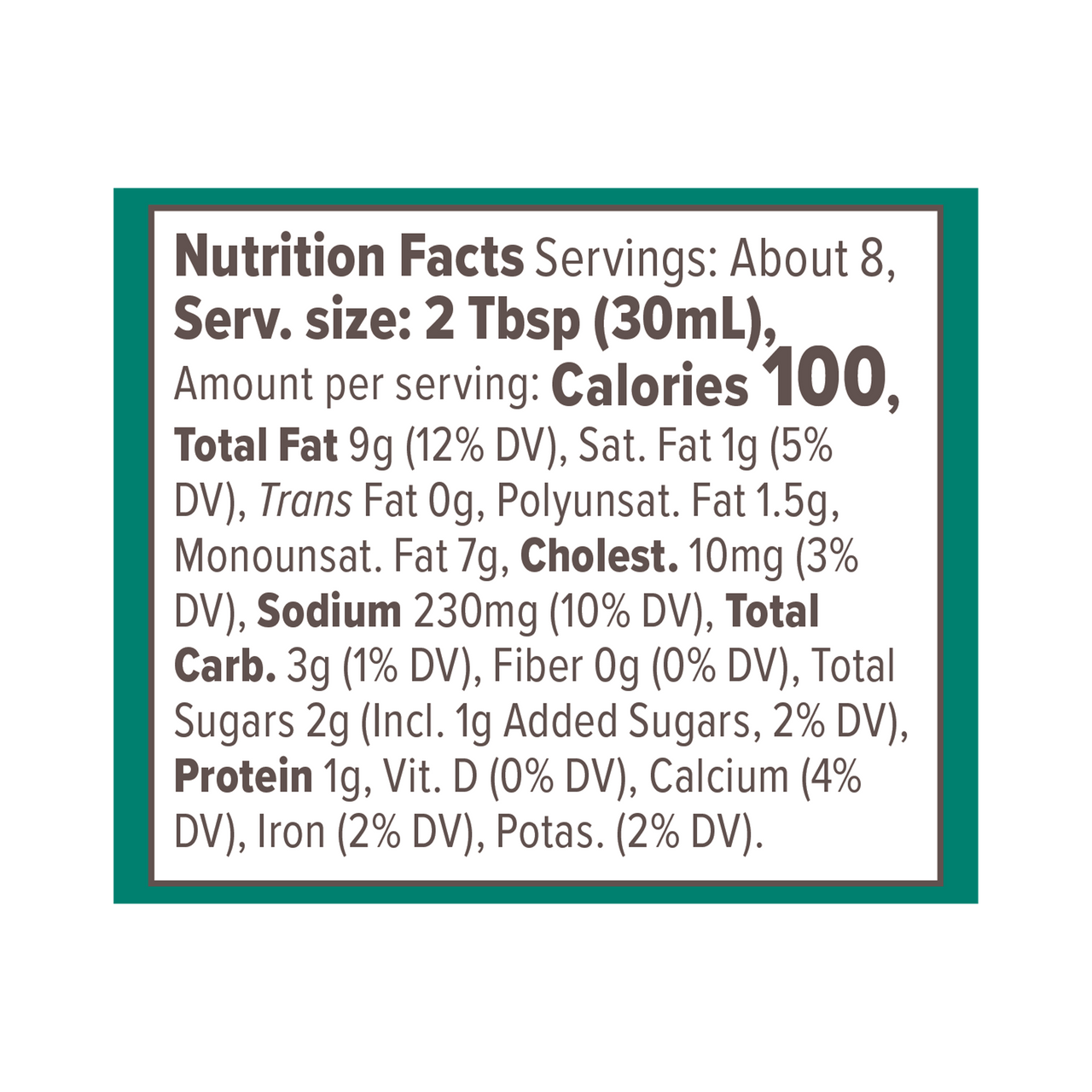 Nutrition Facts