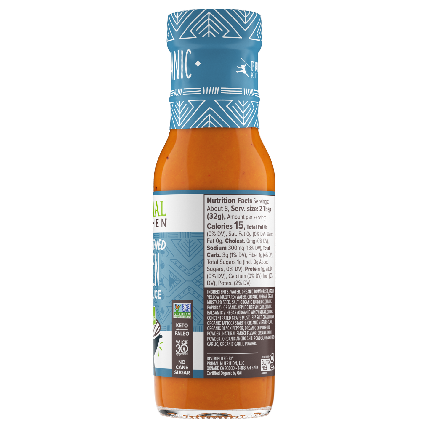Golden BBQ Sauce, Organic & Unsweetened