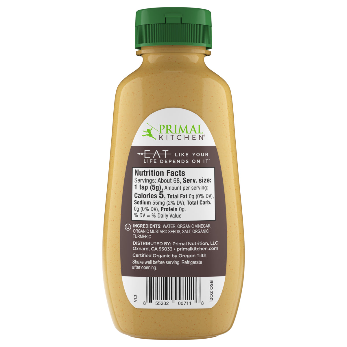 Spicy Brown Mustard Organic & Whole30 Primal Kitchen