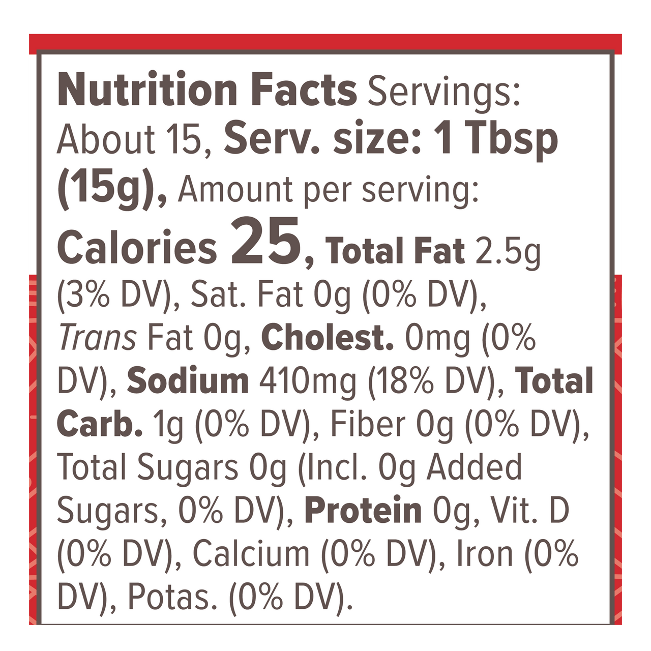 Nutrition Facts